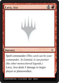 Lava, Axe