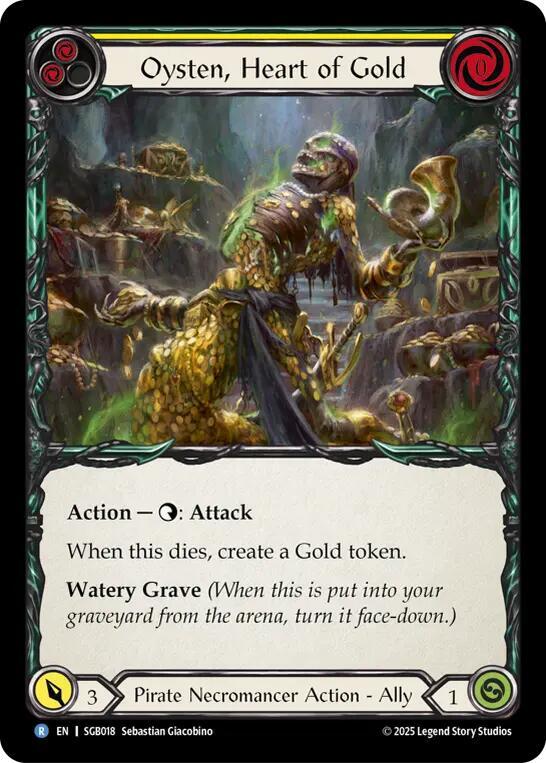 Oysten, Heart of Gold (Yellow)
