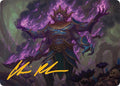 Rot-Curse Rakshasa Art Card (13/54) (Gold-Stamped Signature)