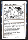 Who's that Praetor?