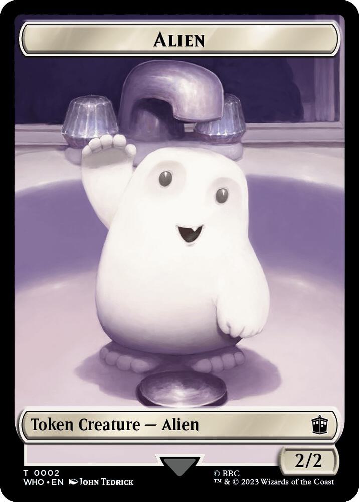Alien // Alien Salamander Double-Sided Token