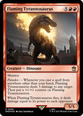 Flaming Tyrannosaurus (Surge Foil)