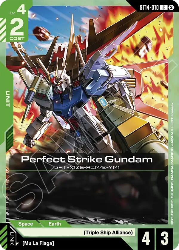 Perfect Strike Gundam - ST14-010 [Starter Deck 14: Heavy Dominion]