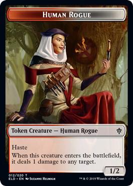 Human Rogue // Food (016) Double-Sided Token