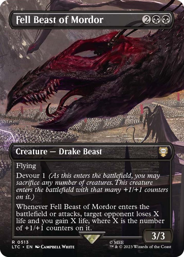 Fell Beast of Mordor (Borderless)