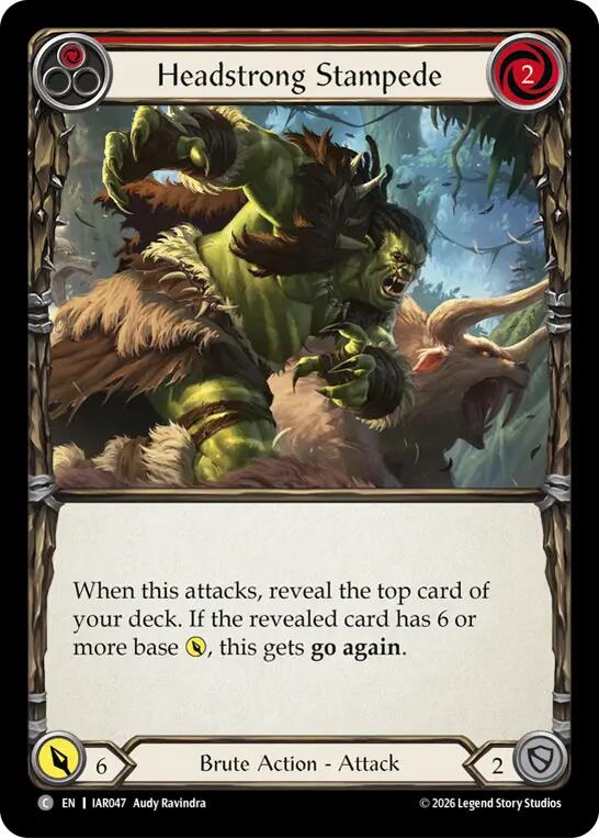 Headstrong Stampede (Red) [Usurp the Shadow Throne]