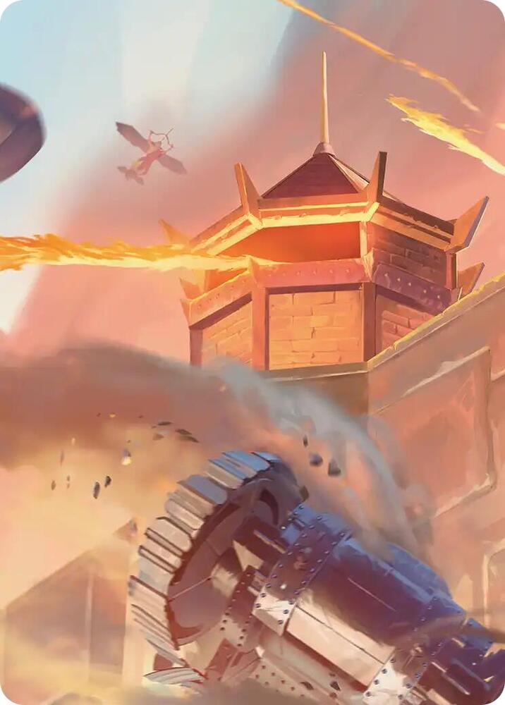 Fire Nation Turret Art Card
