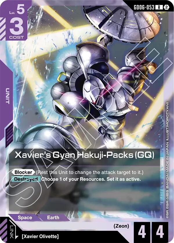 Xavier's Gyan Hakuji-Packs (GQ) - GD06-053 [Stardust Trails]