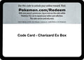 Code Card - Charizard Ex Box [XY - Flashfire]