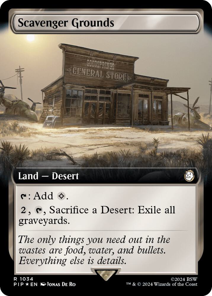 Scavenger Grounds (Extended Art) (Surge Foil)