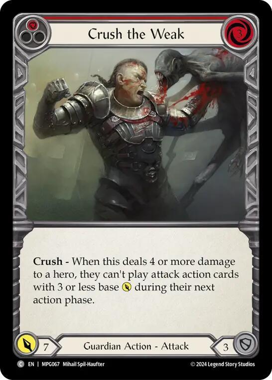 Crush the Weak (Red)