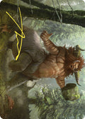 Stonehoof Chieftain Art Card (Gold-Stamped Signature)