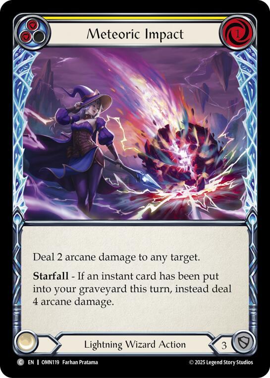 Meteoric Impact (Yellow)