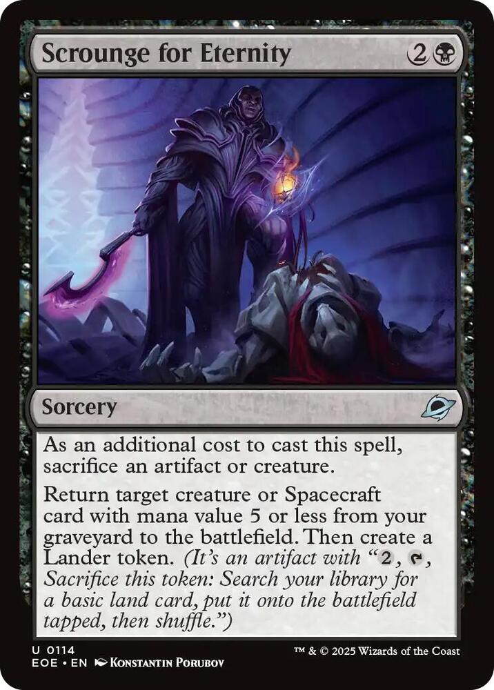 Scrounge for Eternity