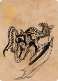 Ancient Silver Dragon Art Card (47/81) (Gold-Stamped Signature)