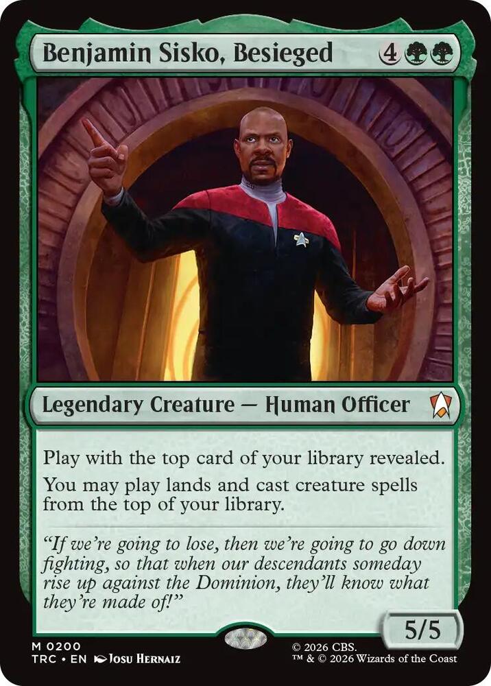 Benjamin Sisko, Besieged [Commander: Star Trek]
