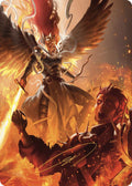 Warleader's Call Art Card (35/49) (Gold-Stamped Signature)