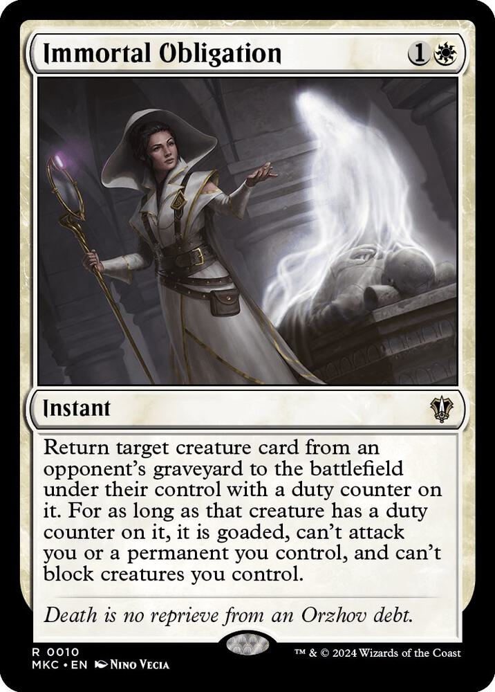 Immortal Obligation