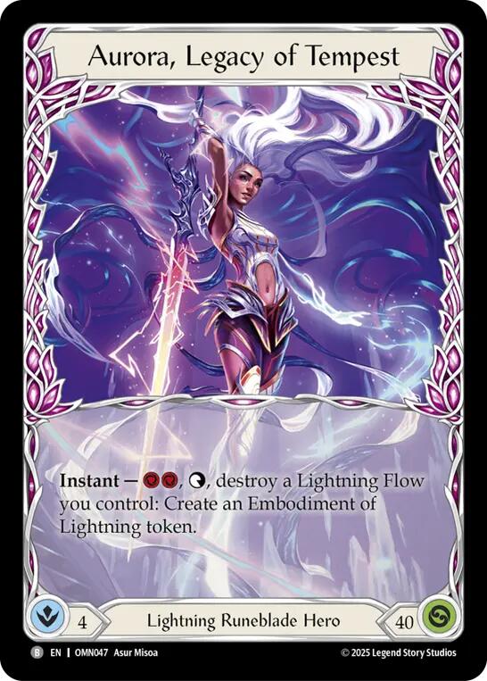 Aurora, Legacy of Tempest // Aurora, Emissary of Lightning [Omens of the Third Age]