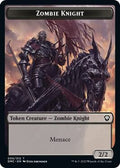 Zombie Knight // Warrior Double-Sided Token