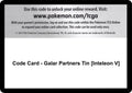 Code Card - Galar Partners Tin [Inteleon V]