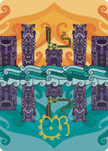 Echoing Deeps Art Card (Gold-Stamped Signature)