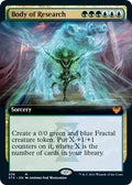 Body of Research (Extended Art)