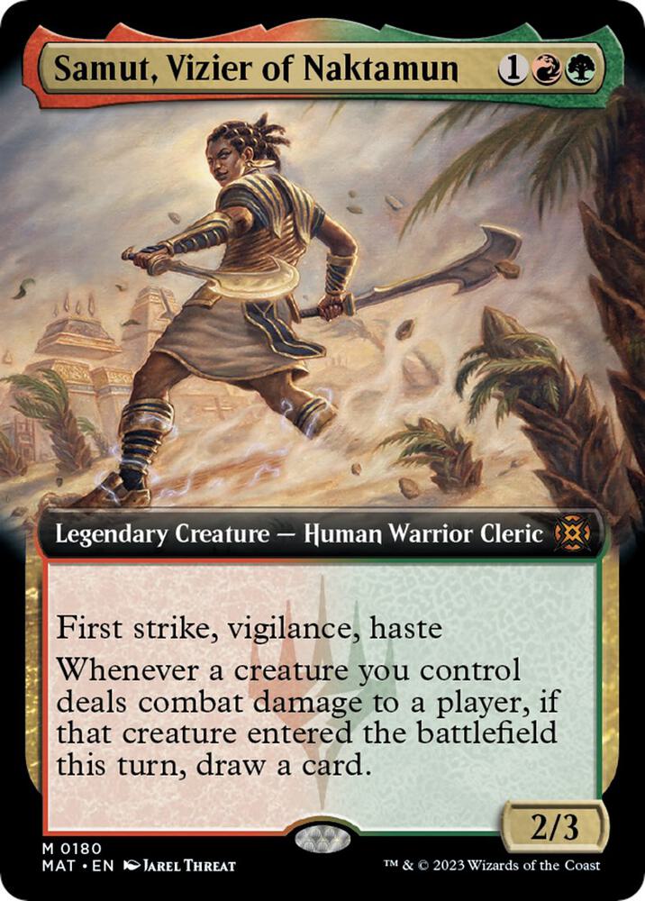 Samut, Vizier of Naktamun (Extended Art)