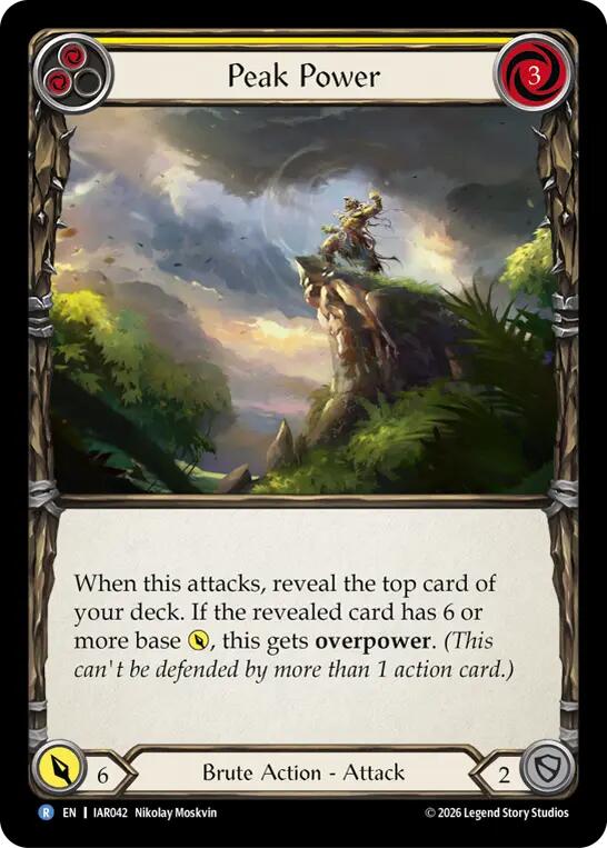 Peak Power (Yellow) [Usurp the Shadow Throne]