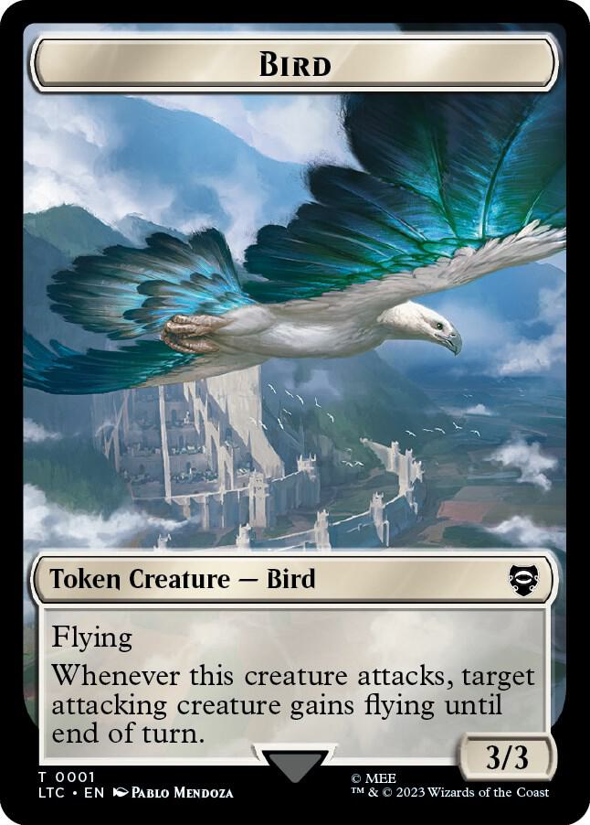 Bird (0001) // Food (0010) Double-Sided Token