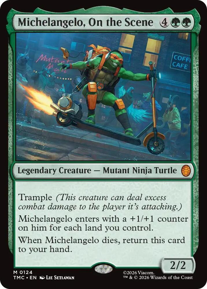 Michelangelo, On the Scene