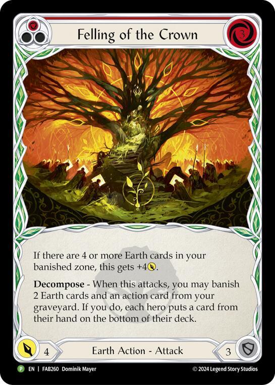Felling of the Crown - FAB260 [Flesh and Blood: Promo Cards]