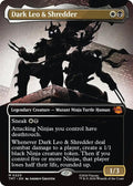 Dark Leo & Shredder (Borderless)
