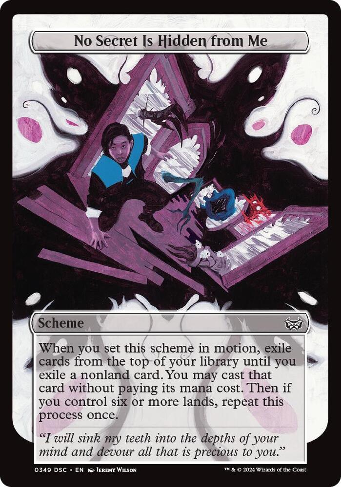 No Secret Is Hidden from Me (Full Art)
