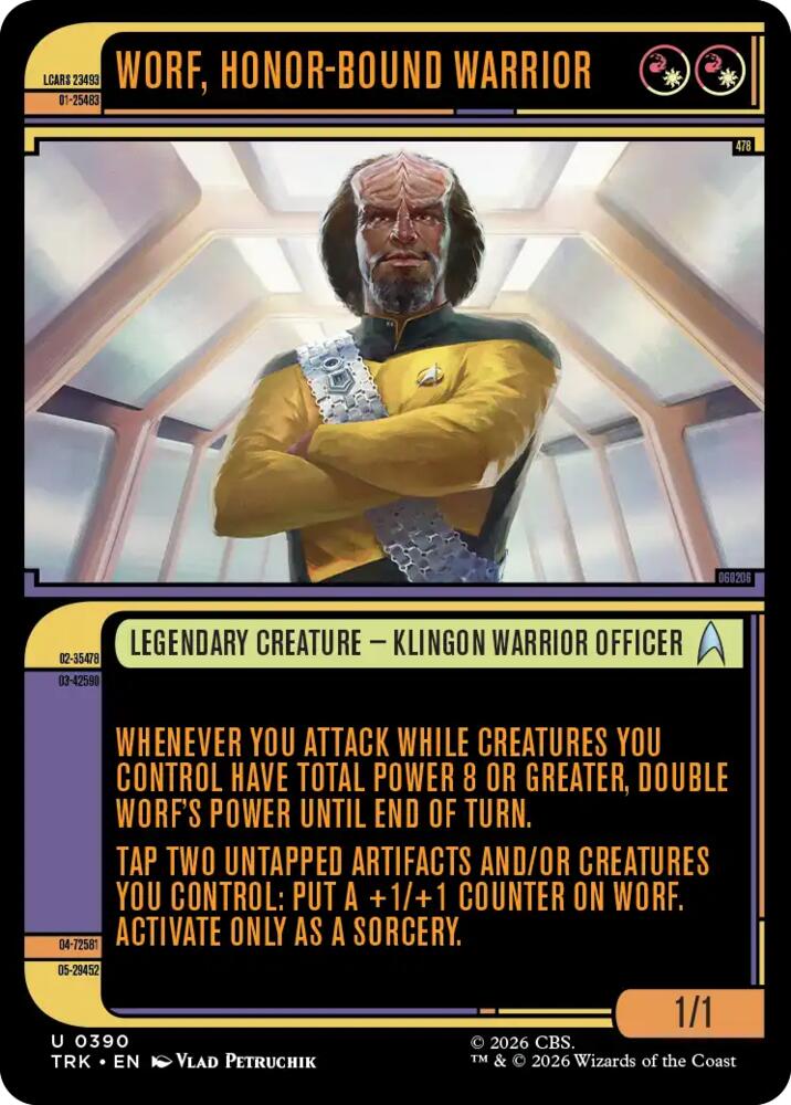 Worf, Honor-Bound Warrior (Showcase) (0390)