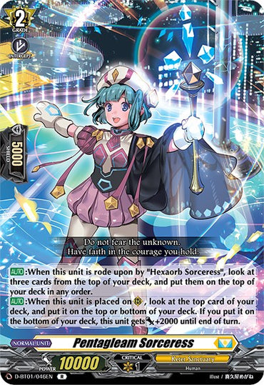 Pentagleam Sorceress (D-BT01/046EN) [Genesis of the Five Greats]