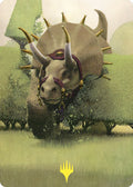 Regal Behemoth Art Card (Gold-Stamped)