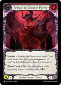 Tribute to Greater Power [Usurp the Shadow Throne]