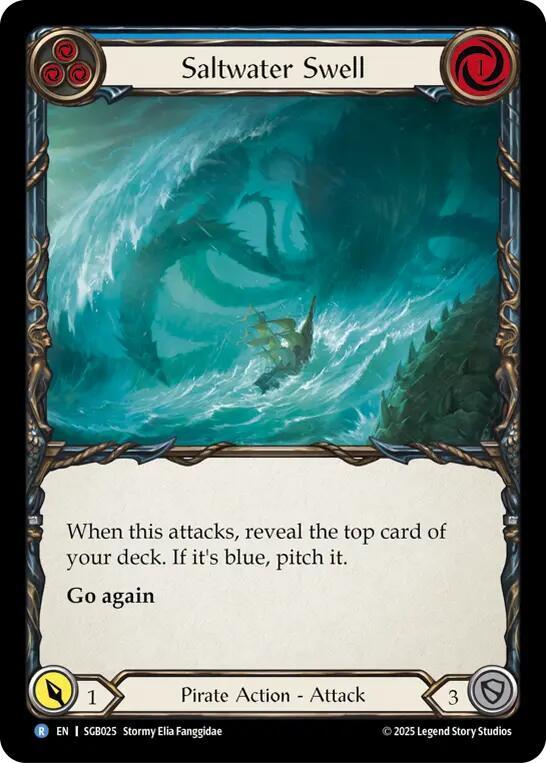 Saltwater Swell (Blue)