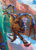 Canyon Crab Art Card (Gold-Stamped Signature)
