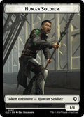 Human Soldier // Wolf (0035) Double-Sided Token