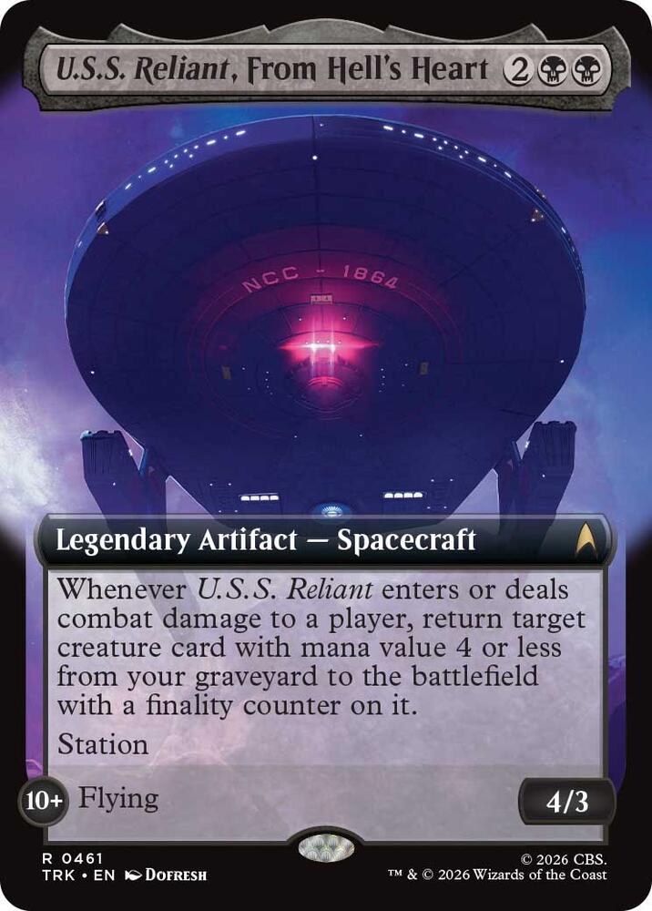 U.S.S. Reliant, From Hell's Heart (Extended Art) [Star Trek]