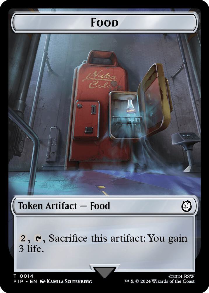 Food (0014) // Soldier (0004) Double-Sided Token