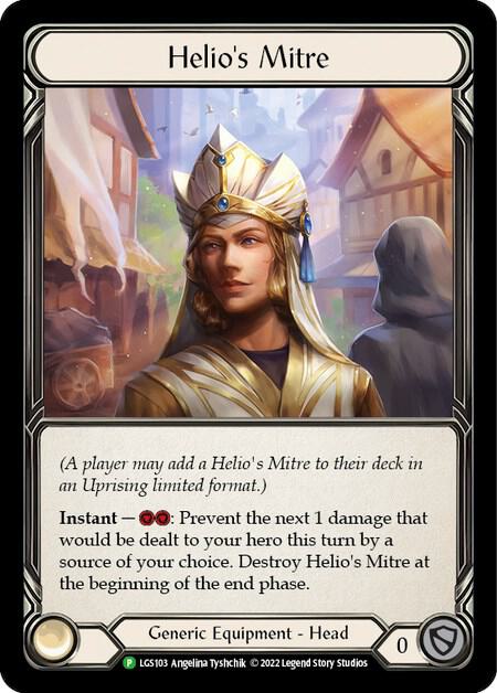 Helio's Mitre - LGS103