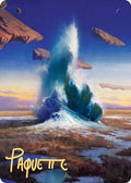 Flooded Strand Art Card (Gold-Stamped Signature)