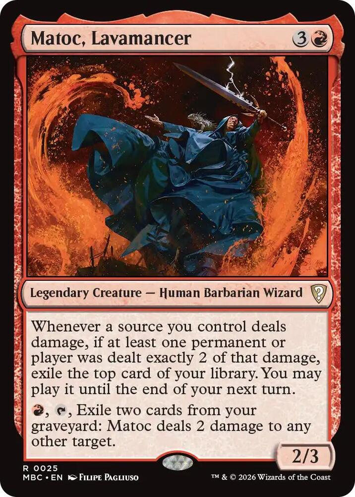 Matoc, Lavamancer [Mystery Booster Commander Edition]