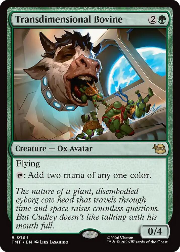 Transdimensional Bovine