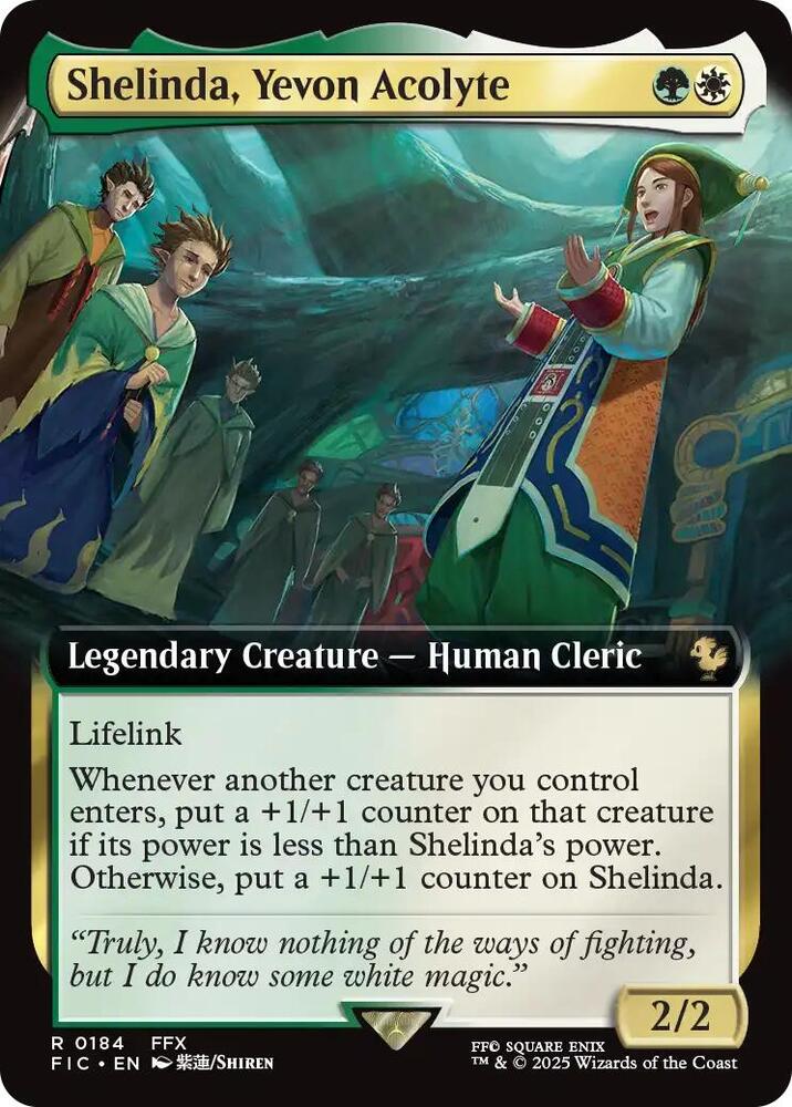 Shelinda, Yevon Acolyte (Extended Art)