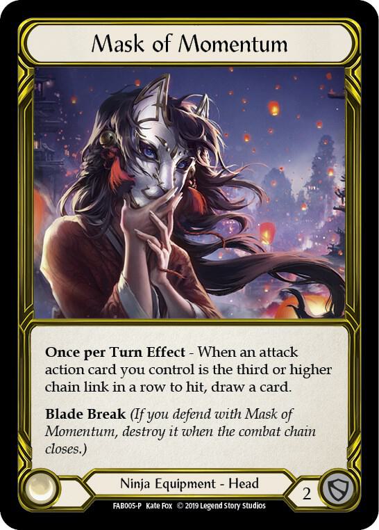 Mask of Momentum (Golden) - FAB005