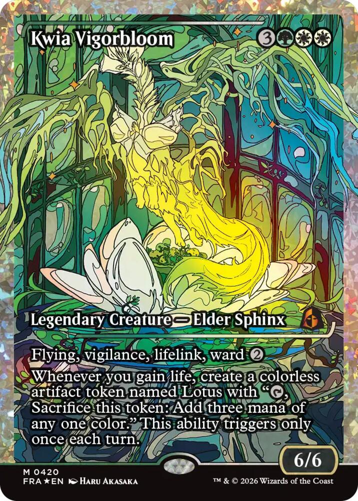 Kwia Vigorbloom (Showcase) (Fracture Foil) (0420) [Reality Fracture]